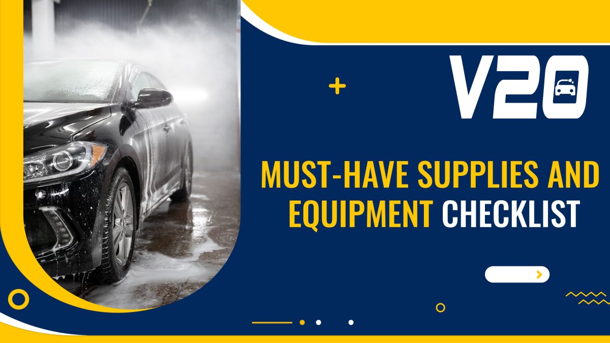 The Ultimate Checklist for Professional Car Detailing Supplies and